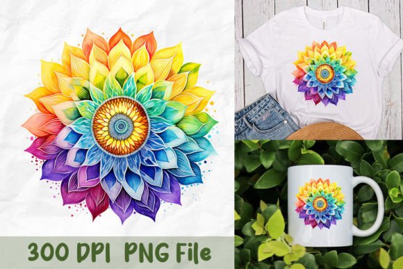 Color Burst Mandala Artwork: Energize Your Creative Projects