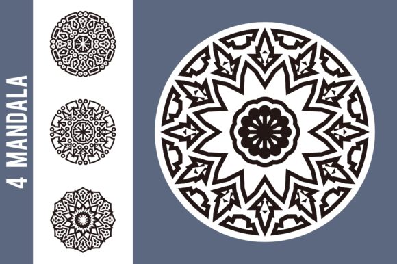 Color Mandala Set #2900: A Designer's Versatile Ornament