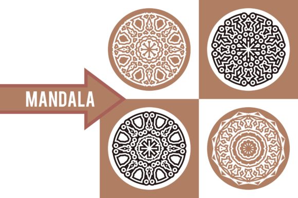 Color Mandala Set #2998: Your Go-To Ornamental Design Asset