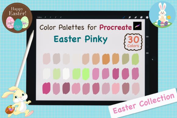 Easter Pinky: Your Procreate Palette for Spring Designs
