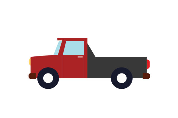 Icon Car Red and Black Color: A Bold Vector for Modern Branding