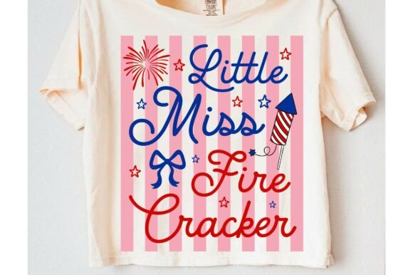 Little Miss Firecracker SVG: A Bold 4th of July Design Asset