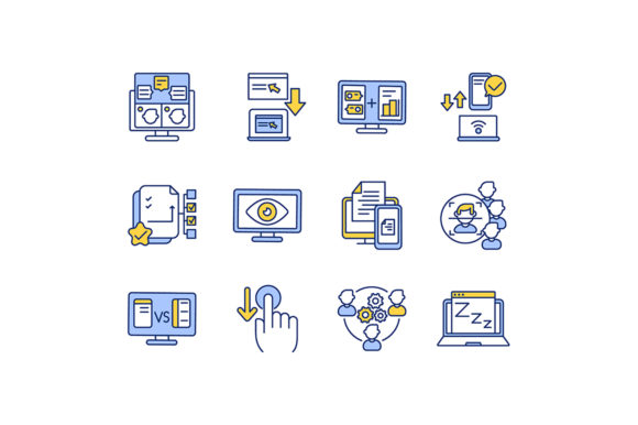 Remote Work Tools RGB Color Icons Set: A Designer's Guide