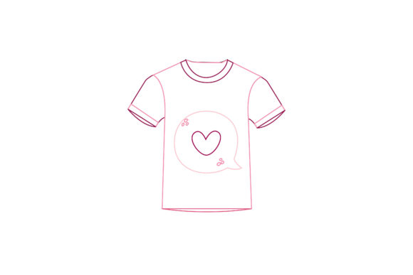 Valentine Icon Clothes Color Lines-02: Your Go-To Vector for Themed Design