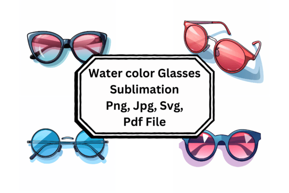 Water Color Pink Sunglass Sublimation: Art Meets Fashion