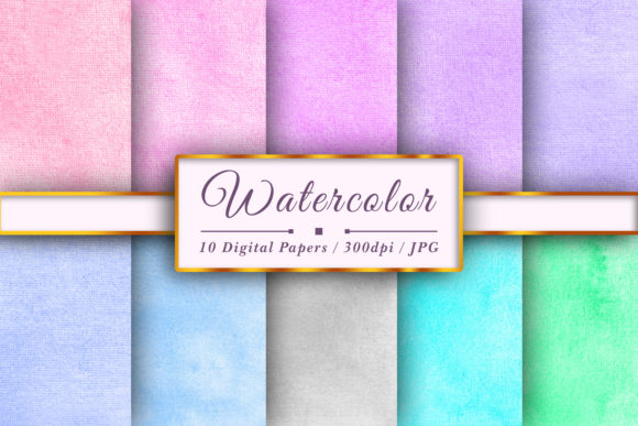 Watercolor Soft Color Digital Papers: Your Creative Foundation